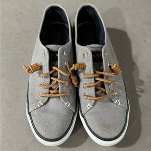 Sperry Top Sider Womens Shoe Pier View Grey
